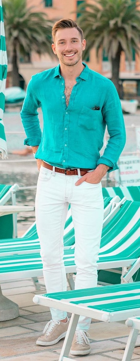 Vivid Summer Outfits for Men