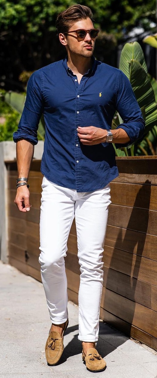 White Pants for Men - 10 Outfit Ideas