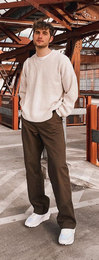 Baggy Pants Outfit Idea for Men