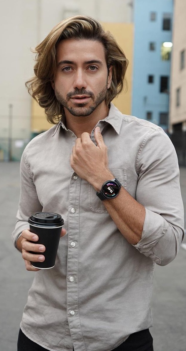 Sexy Medium Hair Hairstyle Ideas for Men