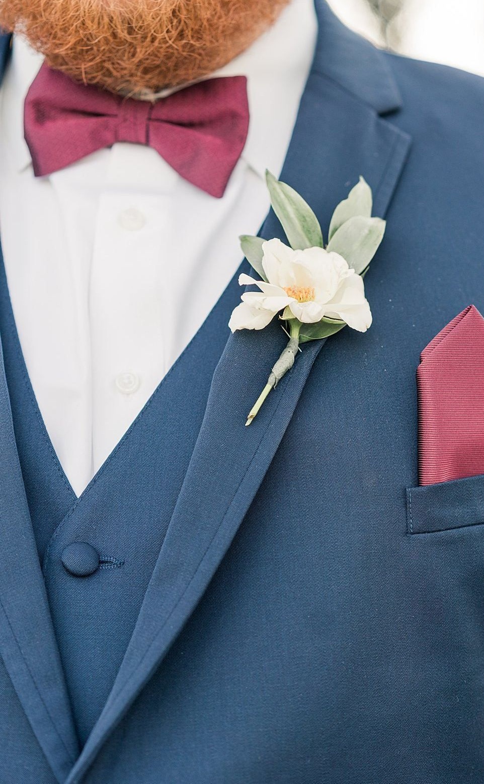 Boutonnière - Floral Groom Accessory