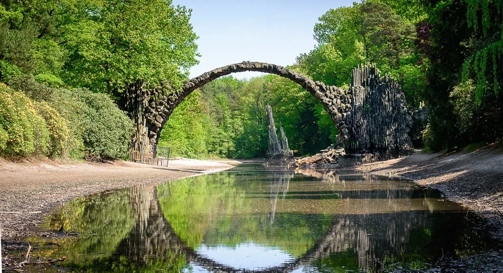 Rakotzbrucke Devil’s Bridge stunning instagramable loaction in Germany