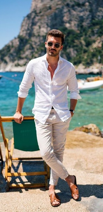 White Shirt outfit for a impressive date night outfit..