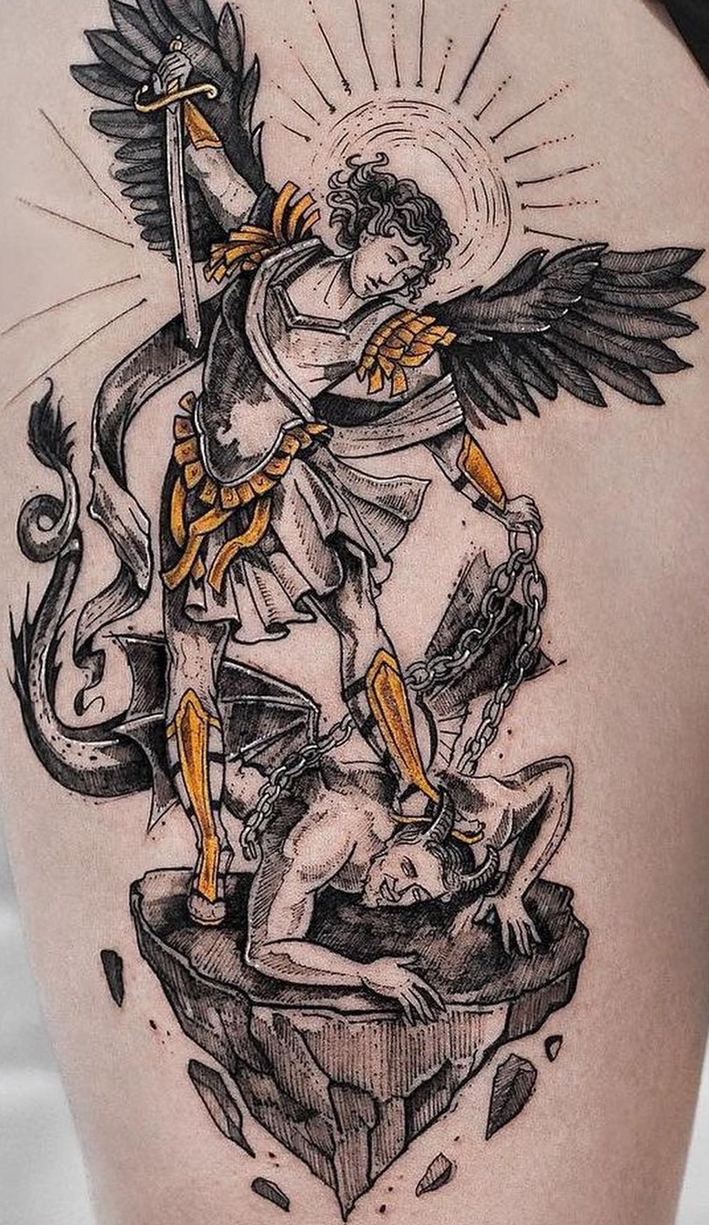 Angel Tattoo Ideas for Men