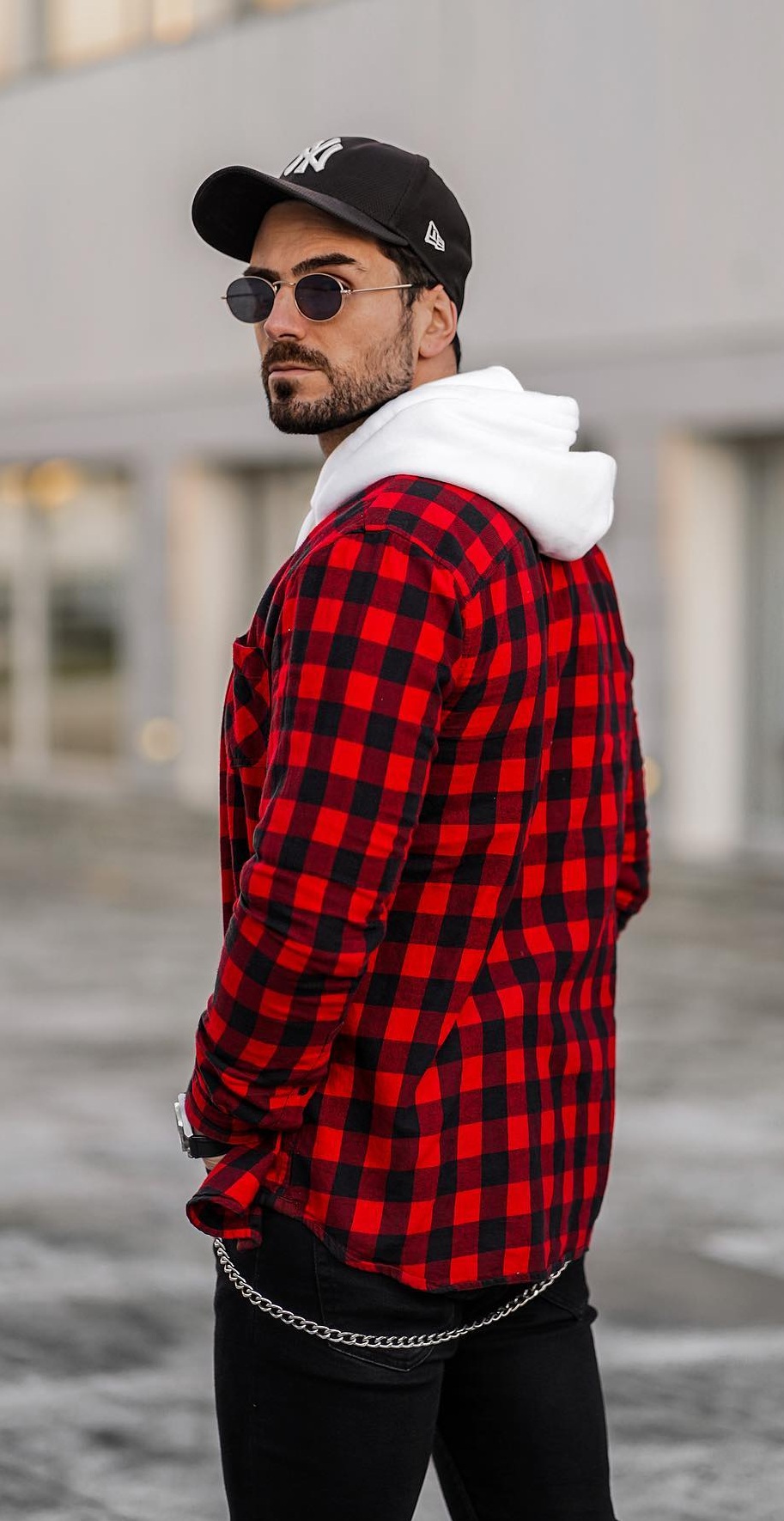 Mens Plaid Outfit Look