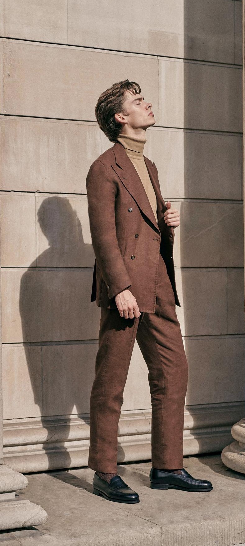 Monochromatic Valentines Day look - 2023 Valentines day Outfits for Men