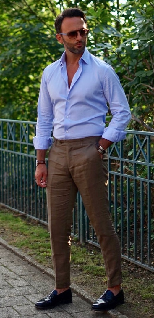 Formal Look in Linen - Linen Outfits for summer.