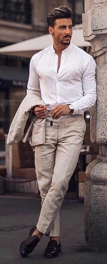 Formal Look in Linen - Linen Outfits for summer