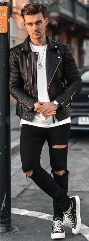 leather jacket for men