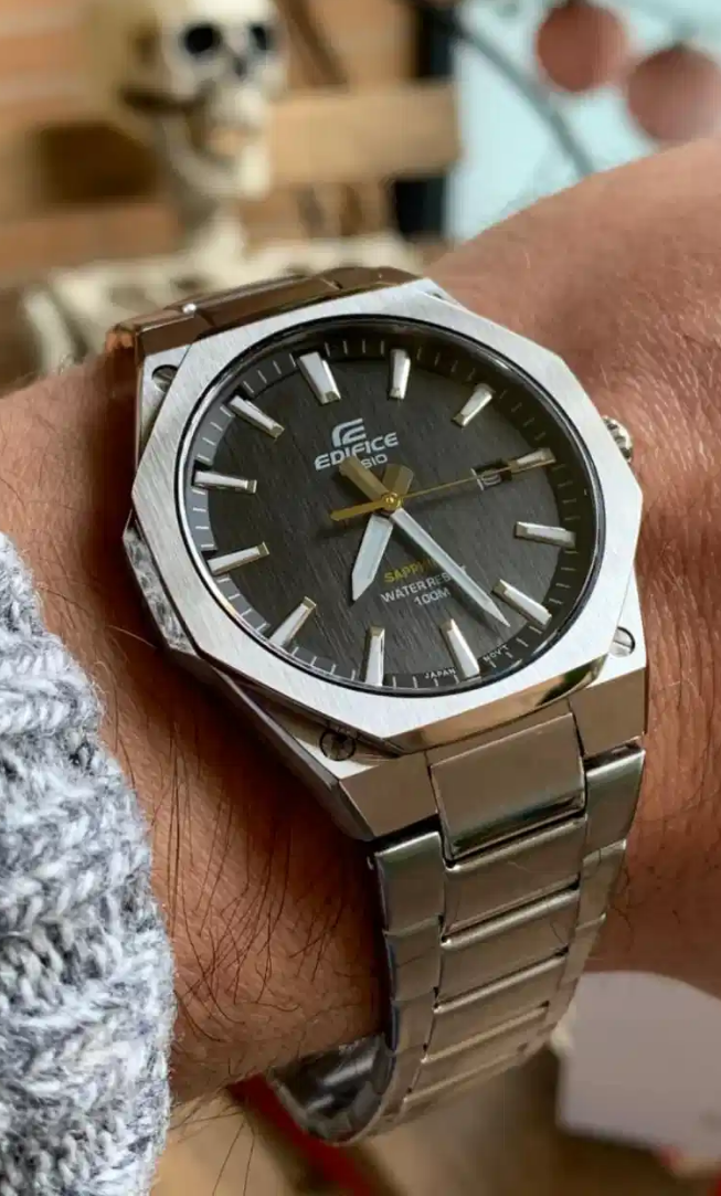 casio men's watches (silver)
