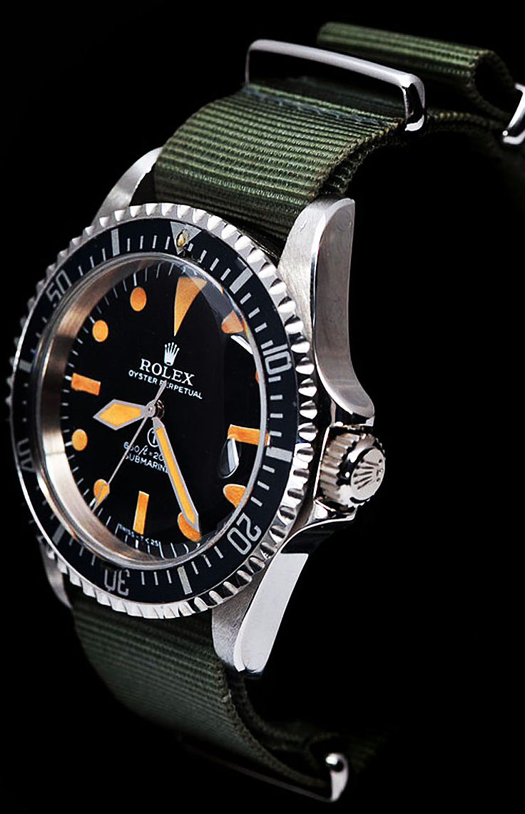 rolex - men's watch (green)