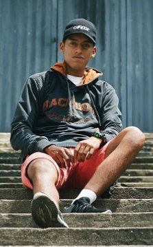 streetwear hoodie with shorts, a cap and shorts