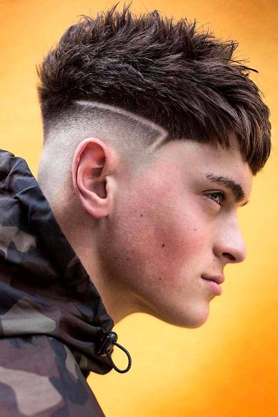 Undercut with design Men's Look for Winter