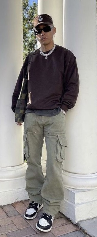 Cargo Pants with Sneakers