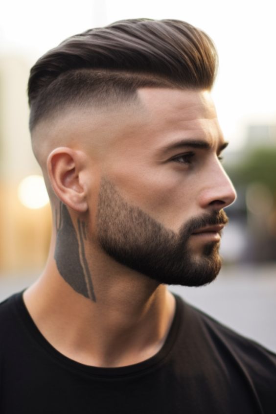 Full Beard with Undercut Look