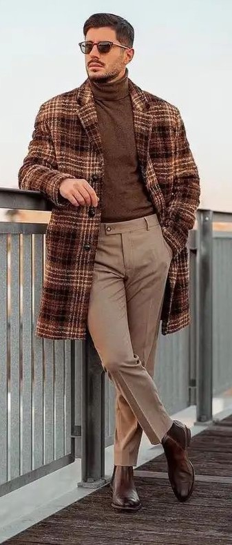 Winter Wear with Brown Boots