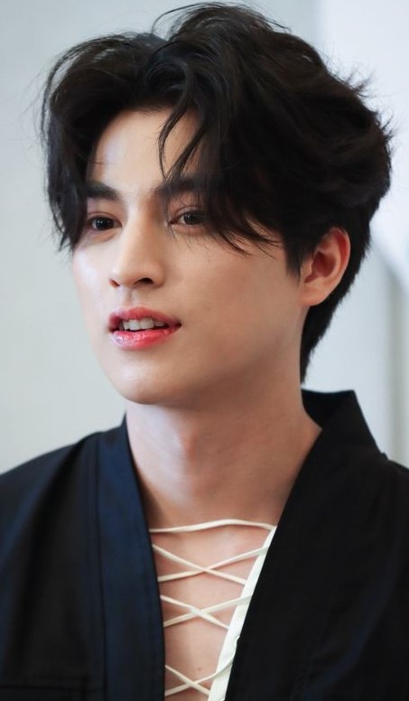 Centre Part Mullet Haircut