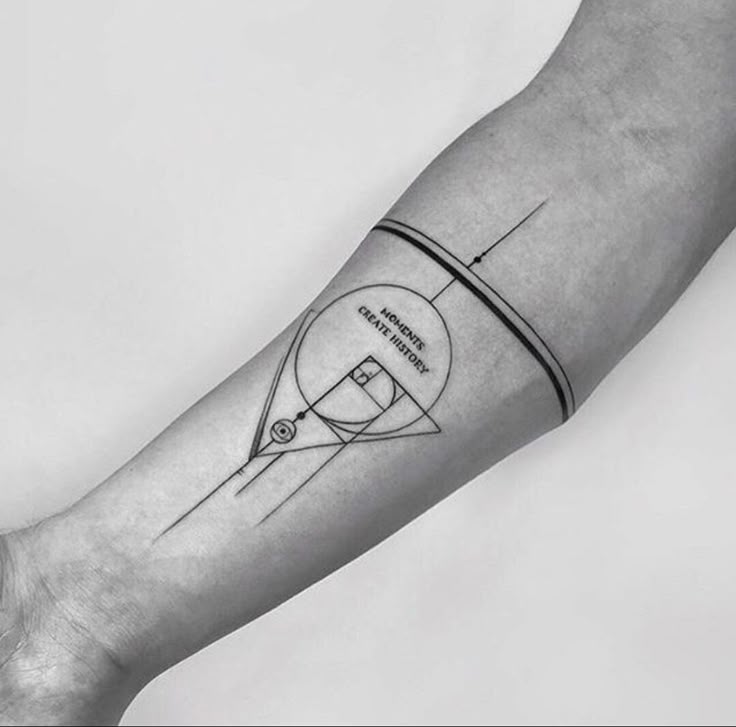 Geometric Circle Tattoo