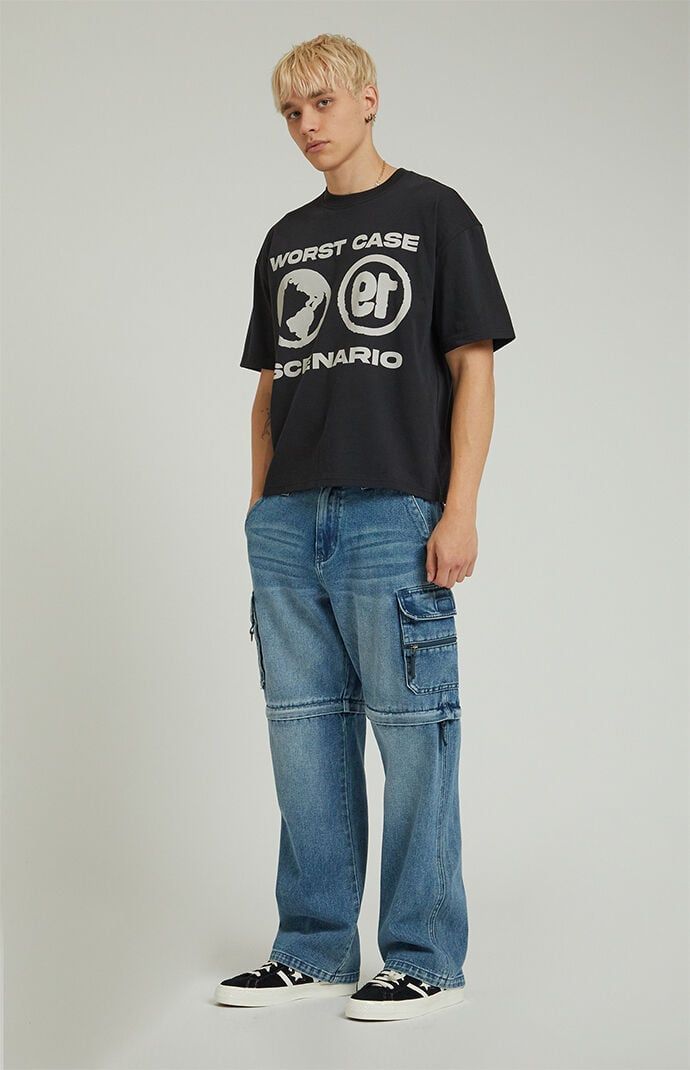 Graphic Tee With Cargo Pant