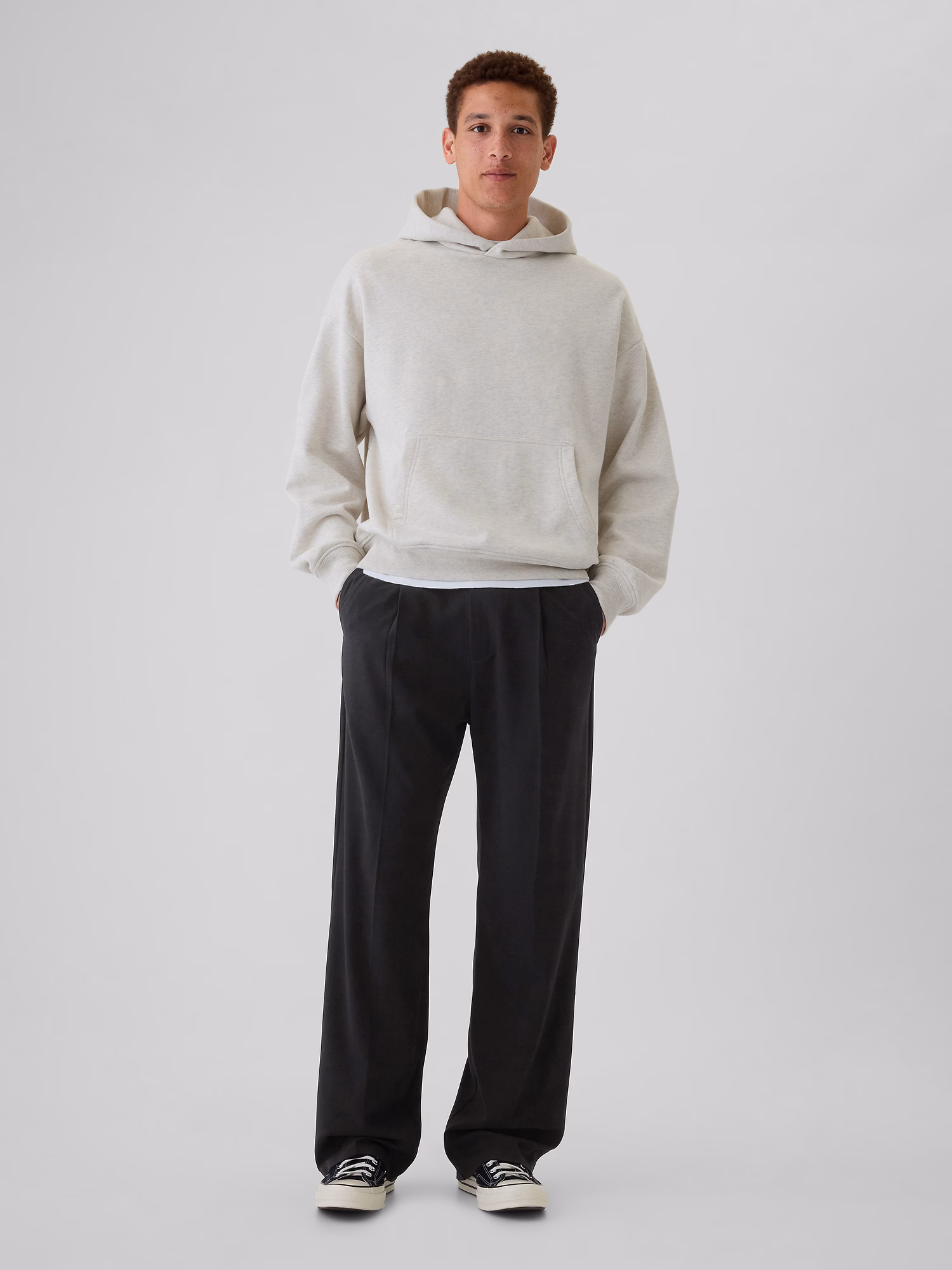 Hoodies with Tailored Trousers