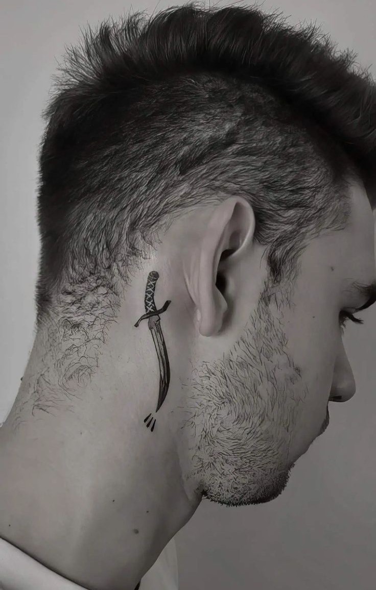 Tattoo Behind the Ear