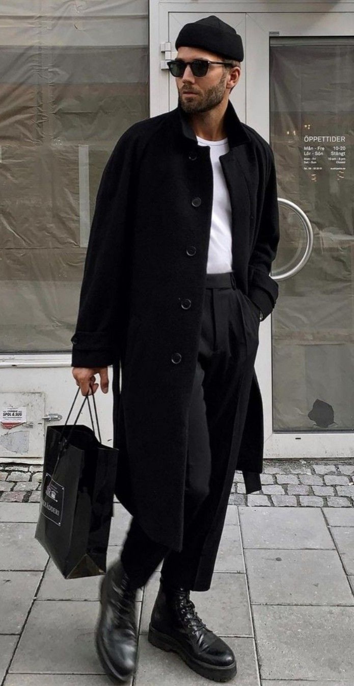 Knit Beanie With Black Boots